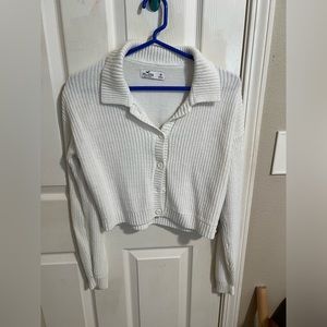Collard button up sweater